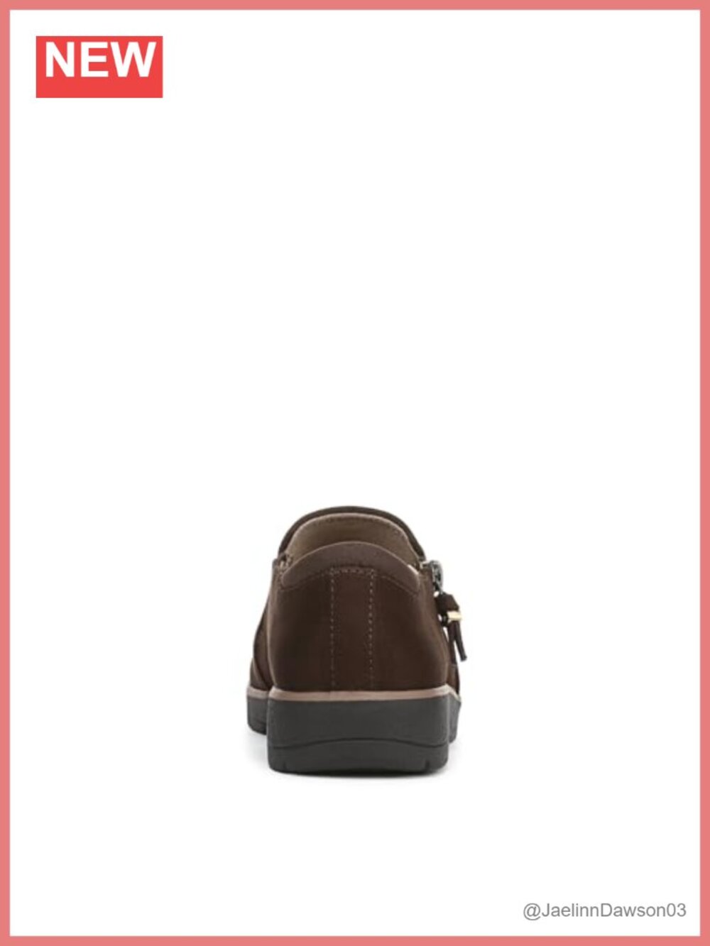 Women's Slip-On Loafers with Side Zipper, Comfortable Casual Shoes - Picture 2 of 6